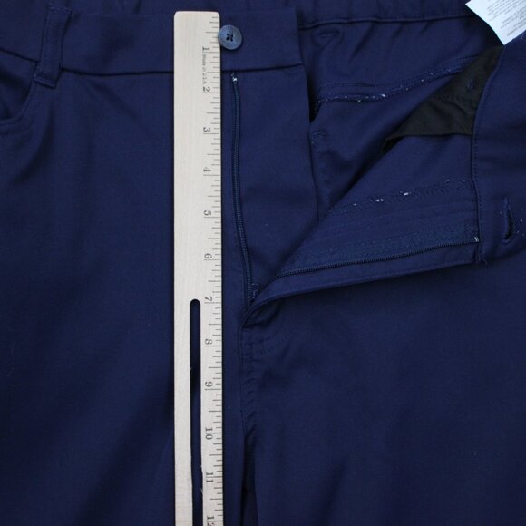 Callaway Golf Pants Mens 36x28 Blue Flat Front Straight Leg Stretch - Picture 9 of 13